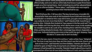 Teen fucks stepmom and her friends