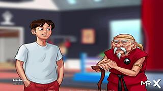 summertime saga glad to meet scene