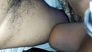 Ebony mom sucks big black cock.