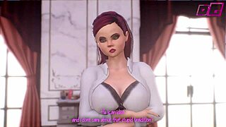 femdom futanari fucking hard in 3d cartoon 😈