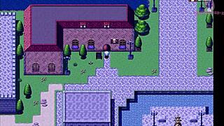 In Bravely Default's wedding, the hero looks for his partner bathing.