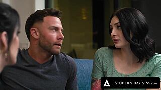 pregnant wife pushes anna de ville to bang husband seth gamble