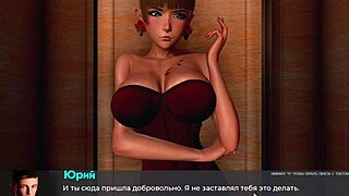 futanari di funghi futa hentai game ep 2 she is cumming all over the customers tits and cute faces, oh no!