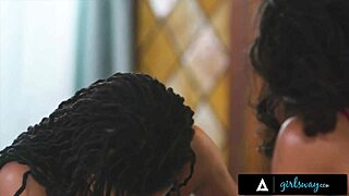 Kira Noir Fucks Demi Sutra in Private VIP Room.