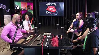 Deusa loira Inara e Lohan exploram BDSM anal e oral