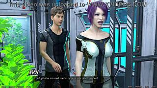 Stranded in space meeting shy emo girl in game