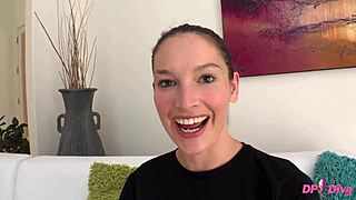 Stunning Babe Katrina Colt's First Double Penetration with Facial