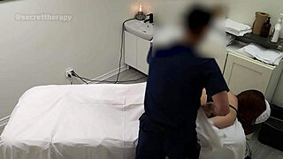 Alice, the young waitress, didn't expect my unique massage at our spa.