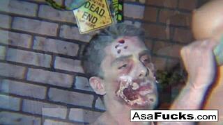 asa akira, want zombie anal creampie on your tits?