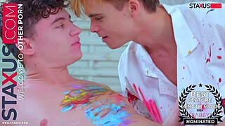 In this sneak peek of episode s03x03, Gabriel and Nathan explore art class at college with teen 18+ themes.