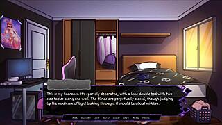 Half Succubus Faps To Milf Redhead Futa Cock In Futanari Hentai Game