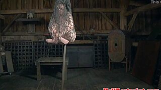 Bound sub gets whipped as punishment