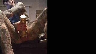 Fleshlight Tat Jack Hot Cumshot!