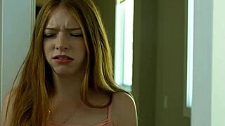 Step Mom Caught Masturbating Vigorously in Kitchen by Shocked Step Daughter