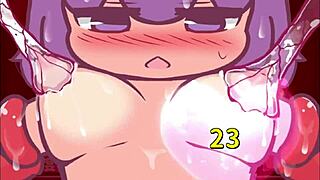 Little red riding hood battles the boss in mysterious cave level 7