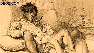 Vintage Erotic Illustration From Comic