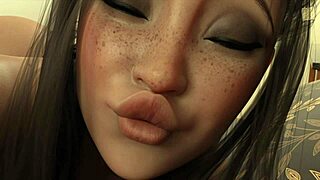 Racheal Sees Johns Big Cock Erotically