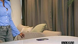 sexy columbian tourist bangs sleeping guy in closet