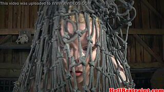 Bound sub gets whipped as punishment