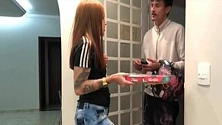 Oh wow, that slutty motoboy shoved his big cock in my mouth and assfucked me bareback until he came inside!