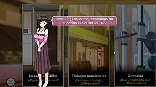 hentai game ntraholic wife sucking dick balcony