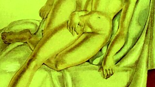 Incredible! Vintage erotic illustration comes to life!