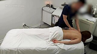 Alice, the young waitress, didn't expect my unique massage at our spa.