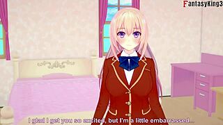 Honami Ichinose in You-Zitsu fantasy with footwork