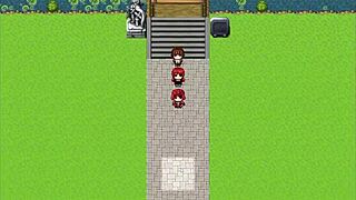 Redhead milf blocks with giant tits in harem hentai ep 14 😍