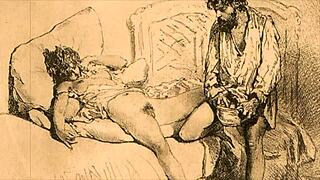 Vintage Erotic Illustration From Comic