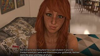 Racheal Sees Johns Big Cock Erotically