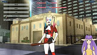 Harley Quinn Blows Trainer Uncensored