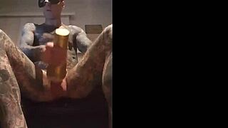Fleshlight Tat Jack Hot Cumshot!