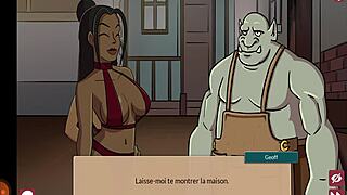 A girl builds a brothel in HG Queens fantasy.