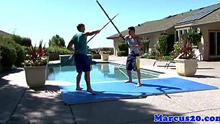 Gay Bottom Jock Assfucked Outdoors