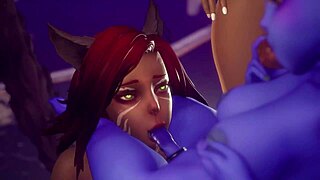 Sova And Girls In Bold 3D Hentai Action