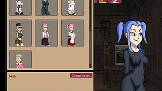 A girl builds a brothel in HG Queens fantasy.