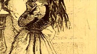 Vintage Erotic Illustration From Comic