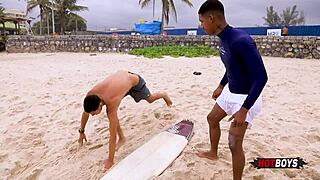 Fucking Ass Of Naughty Surfer In Gay Pov Fetish