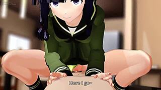 kancolle cowgirl riding scene