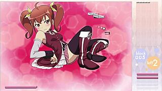 Kurusu Kanako Strips During Arkanoid Gameplay 😏