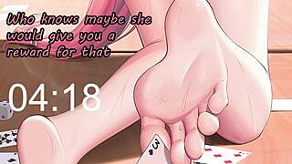 Anime feet contest for fans.