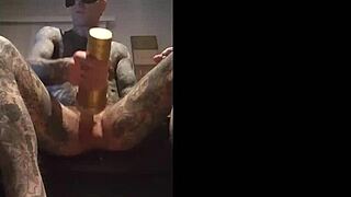 Fleshlight Tat Jack Hot Cumshot!
