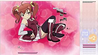 Kurusu Kanako Strips During Arkanoid Gameplay 😏