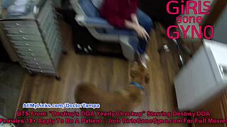 Behind-the-scenes compilation of DestinyDoa, ElizaShields, HelenaPrice at GirlsGoneGyno