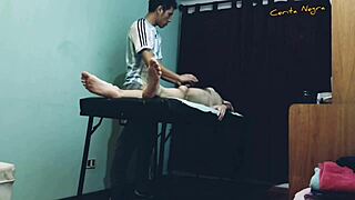 Gay Massage With Intense Happy Ending Blowjob