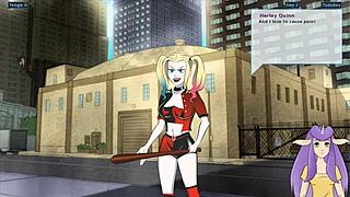 Harley Quinn Blows Trainer Uncensored