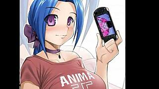 anime girls in sexy ecchi moments