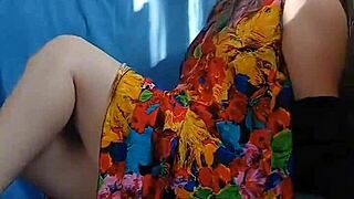 Pink Pants Sissy Crossdresser Teases Big White Ass Slut.