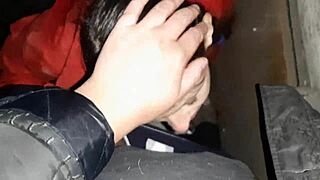 we hid from rain in abandoned ranch for lesbian sex with dirty talk